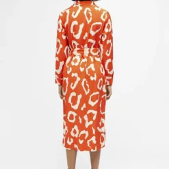 Object Jacira Tilda L/s Shirt Dress Jurken Dames - Rok - Jurk - Koraal - Maat 42 -Trendy Meid Verkoop 800x1200 707