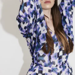 Freebird Wv-aop-ethnic-vis-23- Jurken Dames - Kleedje - Rok - Jurk - Paars - Maat S -Trendy Meid Verkoop 800x1200 721