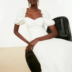 Trendyol Vrouwen Ballon Mouw Lieve Schat Basis Jurk -Trendy Meid Verkoop 800x1200 875