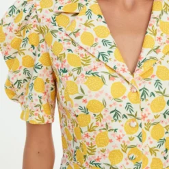 Trendyol Vrouwen Ballon Mouw Reverskraag Schaatser Jurk -Trendy Meid Verkoop 800x1200 88