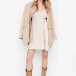 Trendyol Vrouwen Spaghettibandjes Cache-coeur A-lijn Jurk -Trendy Meid Verkoop 800x1200 890