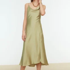 Trendyol Vrouwen Standaard Mouw Col Nek Verschuiving Jurk -Trendy Meid Verkoop 800x1200 908