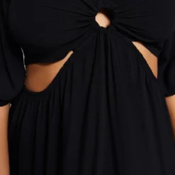 Trendyol Vrouwen Standaard Mouw V-hals A-lijn Plus Size Jurk -Trendy Meid Verkoop 800x1200 985