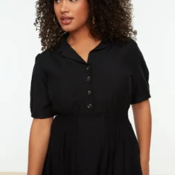 Trendyol Vrouwen Standaard Mouw Kraag A-lijn Plus Size Jurk 13 Trendyol Vrouwen Standaard Mouw Kraag A-lijn Plus Size Jurk -Trendy Meid Verkoop 800x1200 992