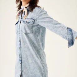 GARCIA Dames Jurk Blauw - Maat S -Trendy Meid Verkoop 801x1200 16