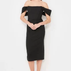 Trendyol Vrouwen Off-shoulder Carmen Kraag Bodycon Jurk -Trendy Meid Verkoop 801x1200 35