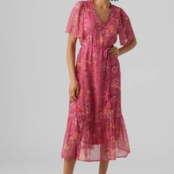 VERO MODA VMSILO SS 7/8 DRESS WVN BTQ Dames Jurk - Maat L -Trendy Meid Verkoop 801x1200 42