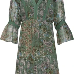 Smashed Lemon - Roxy Jurk - Multi/ Groen - 22193-530-998-M