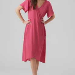 Vero Moda Jurk Vmsaki Ss Calf Wrap Dress Wvn Ga No 10287361 Pink Yarrow Dames Maat - M 9 Vero Moda Jurk Vmsaki Ss Calf Wrap Dress Wvn Ga No 10287361 Pink Yarrow Dames Maat - M -Trendy Meid Verkoop 804x1200 5