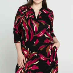 Promiss Korte Jurk Met Bloemenmotief