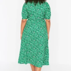 Trendyol Vrouwen Standaard Mouw Kraag Basis Grote Maten Jurk -Trendy Meid Verkoop 807x1200 11