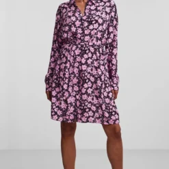 PIECES PCATHENA LS SHIRT DRESS QX BC Dames Jurk - Maat 52 -Trendy Meid Verkoop 807x1200 36