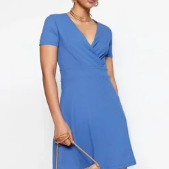 Trendyol Vrouwen Standaard Mouw Cache-coeur A-lijn Jurk -Trendy Meid Verkoop 807x1200 8