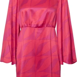 Vero Moda VMKYPRA LS MINI DRESS WVN Dames Jurk Love Potion - Maat XL