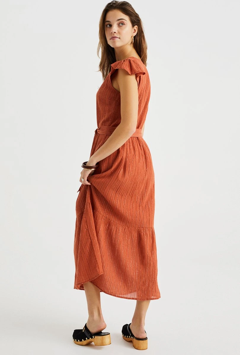 WE Fashion Dames Jurk Met Glittergaren 3 WE Fashion Dames Jurk Met Glittergaren - Afbeelding 3