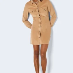 NOISY MAY NMJOY L/S CORDUROY DRESS Dames Jurk - Maat S -Trendy Meid Verkoop 812x1200 16