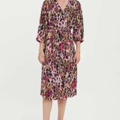 VERO MODA VMJAWI 3/4 V-NECK CALF DRESS WVN BTQ Dames Jurk - Maat L -Trendy Meid Verkoop 812x1200 20