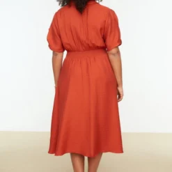 Trendyol Vrouwen Standaard Mouw Kraag A-lijn Plus Size Jurk 14 Trendyol Vrouwen Standaard Mouw Kraag A-lijn Plus Size Jurk -Trendy Meid Verkoop 813x1200 12