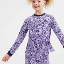 WE Fashion Meisjes Jurk Met Dessin En Strikceintuur - Maat 98/104 -Trendy Meid Verkoop 813x1200 16