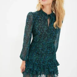 Trendyol Vrouwen Ballon Mouw Staande Kraag A-lijn Jurk -Trendy Meid Verkoop 813x1200 2