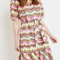 GERRY WEBER Dames Jurk Met A-lijn Grün/Lila/Pink Druck-46 -Trendy Meid Verkoop 814x1200 13