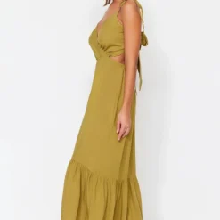 Trendyol Vrouwen Standaard Mouw Lieve Schat Ruche Zoom Jurk -Trendy Meid Verkoop 814x1200 18