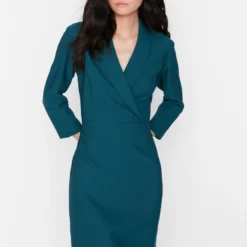 Trendyol Vrouwen Standaard Mouw Cache-coeur A-lijn Jurk 15 Trendyol Vrouwen Standaard Mouw Cache-coeur A-lijn Jurk -Trendy Meid Verkoop 814x1200 6