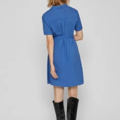 VILA VIPAYA S/S SHIRT DRESS/SU - NOOS Dames Jurk - Maat 38 -Trendy Meid Verkoop 817x1200 14