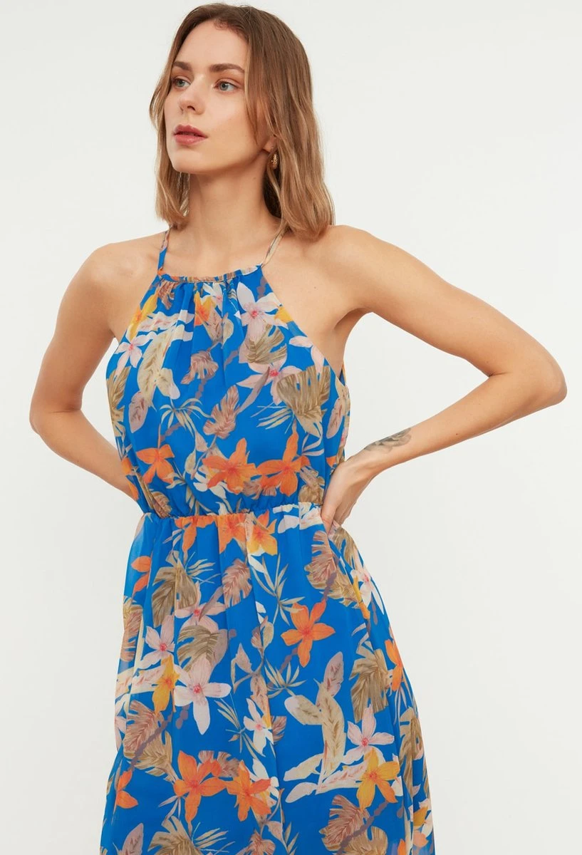 Trendyol Vrouwen Mouwloos Halternek Schaatser Jurk 6 Trendyol Vrouwen Mouwloos Halternek Schaatser Jurk - Afbeelding 6