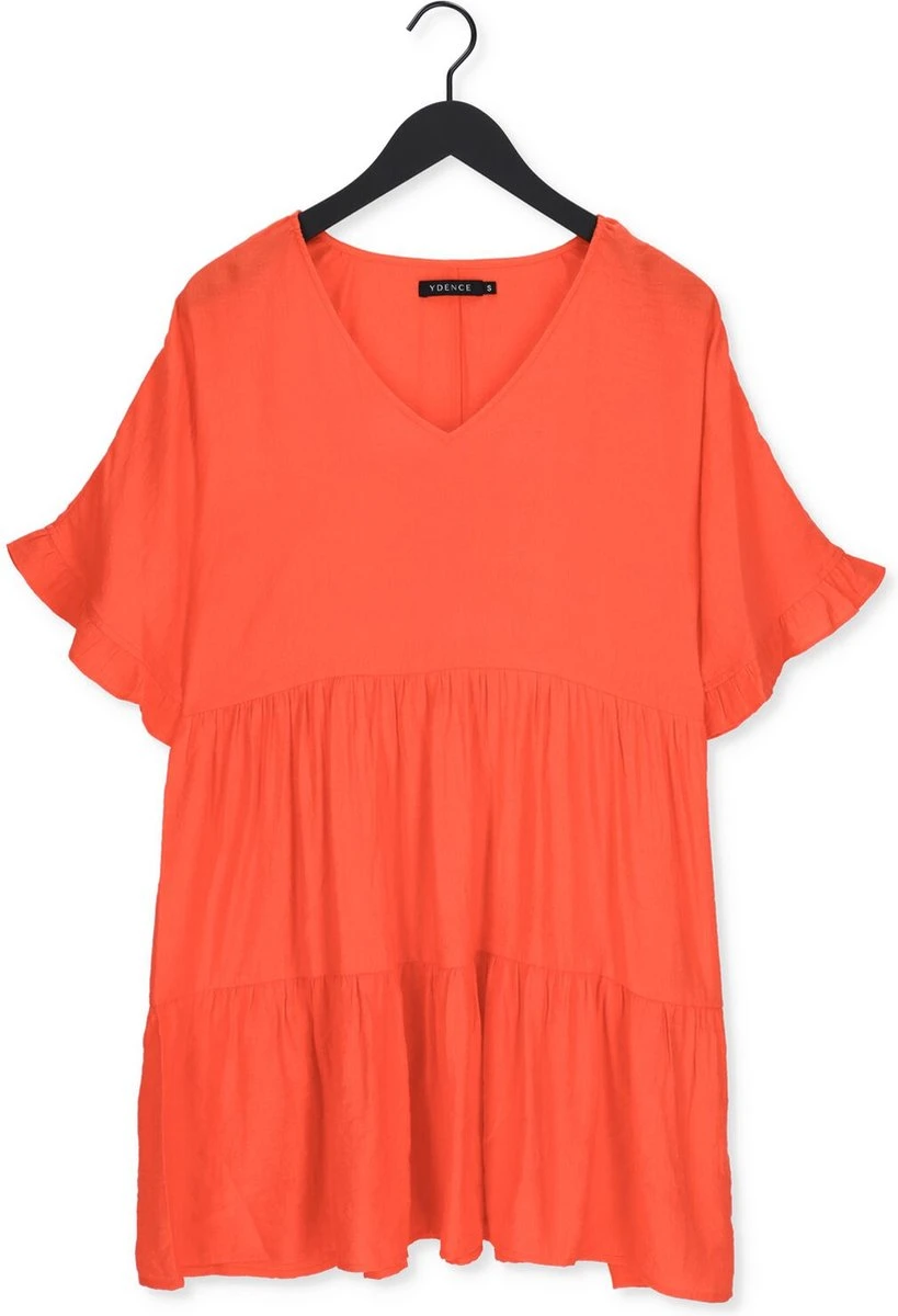 Ydence Dress Sunny Jurken Dames - Rok - Jurk - Oranje - Maat L 4 Ydence Dress Sunny Jurken Dames - Rok - Jurk - Oranje - Maat L - Afbeelding 4