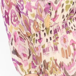 LOLALIZA Maxi-jurk Met Etnische Print - Paars - Maat 44 -Trendy Meid Verkoop 819x1200