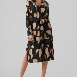 VERO MODA VMLYDIA LS CALF SHIRT DRESS WVN Dames Jurk - Maat S 9 VERO MODA VMLYDIA LS CALF SHIRT DRESS WVN Dames Jurk - Maat S -Trendy Meid Verkoop 820x1200 21