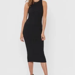 VERO MODA VMLAVENDER SL CALF DRESS NOOS Dames Jurk - Maat M -Trendy Meid Verkoop 820x1200 3
