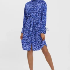 VERO MODA VMFREJA LS BLK SHIRT DRESS WVN Dames Jurk - Maat M -Trendy Meid Verkoop 821x1200 8