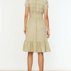 Trendyol Vrouwen Ballon Mouw Kraag Schaatser Jurk -Trendy Meid Verkoop 822x1200 3