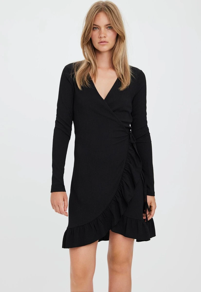 VERO MODA VMHAYA LS SHORT DRESS GA NOOS Dames Jurk - Maat XS 5 VERO MODA VMHAYA LS SHORT DRESS GA NOOS Dames Jurk - Maat XS - Afbeelding 5