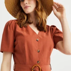 WE Fashion Dames Jurk Met Ceintuur -Trendy Meid Verkoop 826x1200 9