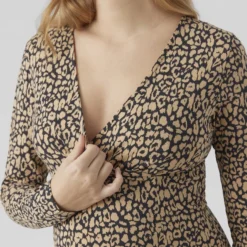 Mamalicious MLJULIENNE TESS LS JRS MIDI DRESS 2F A. Dames Jurk - Maat XL -Trendy Meid Verkoop 827x1200 13