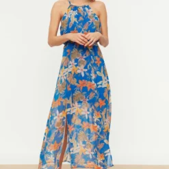 Trendyol Vrouwen Mouwloos Halternek Schaatser Jurk