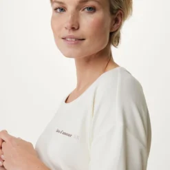 Mexx Knotted Short Sleeve Jurk Dames - Off White - Maat L -Trendy Meid Verkoop 830x1200 4