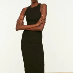 Trendyol Vrouwen Standaard Mouw Halternek Bodycon Jurk -Trendy Meid Verkoop 830x1200 66