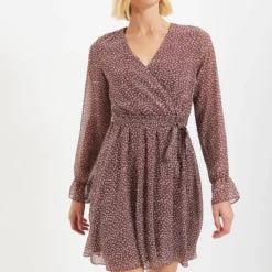 Trendyol Vrouwen Standaard Mouw Cache-coeur Schaatser Jurk -Trendy Meid Verkoop 833x1200 10