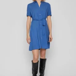 VILA VIPAYA S/S SHIRT DRESS/SU - NOOS Dames Jurk - Maat 36 -Trendy Meid Verkoop 835x1200 2
