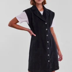 PIECES PCAMA LEAH SL DENIM DRESS BC Dames Jurk - Maat S -Trendy Meid Verkoop 836x1200 10