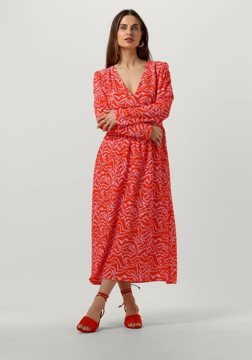 Ydence Dress Rhode Jurken Dames - Rok - Jurk - Rood - Maat M 1 Ydence Dress Rhode Jurken Dames - Rok - Jurk - Rood - Maat M