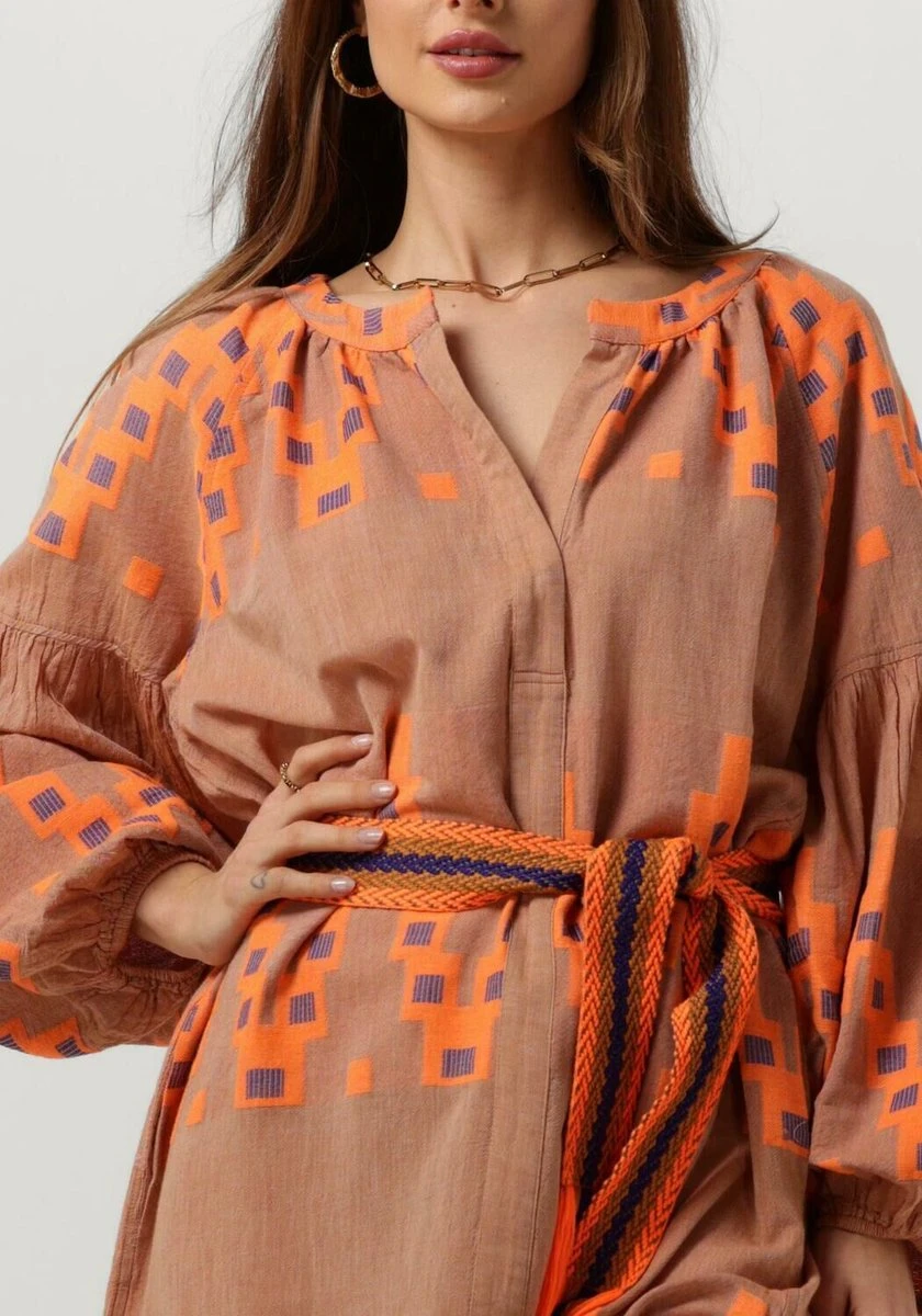 Devotion Korali Jurken Dames - Rok - Jurk - Oranje - Maat M 3 Devotion Korali Jurken Dames - Rok - Jurk - Oranje - Maat M - Afbeelding 3