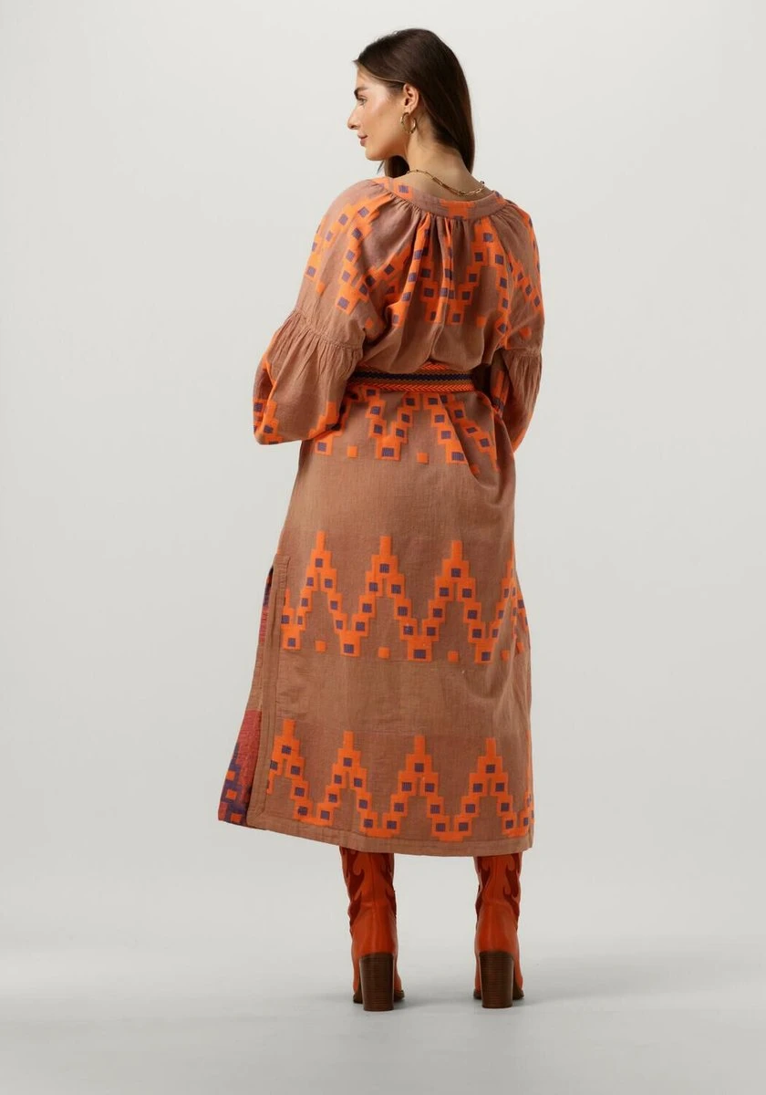 Devotion Korali Jurken Dames - Rok - Jurk - Oranje - Maat M 4 Devotion Korali Jurken Dames - Rok - Jurk - Oranje - Maat M - Afbeelding 4