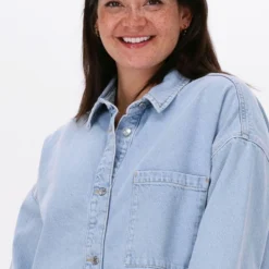 NA-KD Raw Edge Denim Dress Dames Jurk - Maat 36 -Trendy Meid Verkoop 840x1200 229