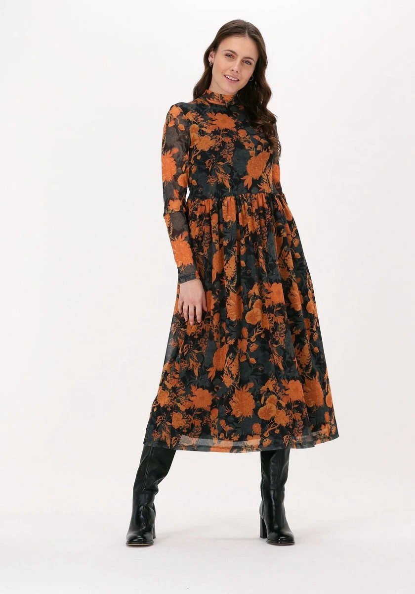 Na-kd Recycled Ls Mesh Dress Jurken Dames - Rok - Jurk - Oranje - Maat 36 7 Na-kd Recycled Ls Mesh Dress Jurken Dames - Rok - Jurk - Oranje - Maat 36 - Afbeelding 7