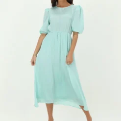 NA-KD Balloon Sleeve Structured Midi Dress Dames Jurk - Maat 42 -Trendy Meid Verkoop 840x1200 239